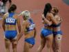 Украинские бегуньи завоевали бронзовую медаль в эстафете 4х100 
