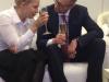 Тимошенко и Яценюк выпили шампанского