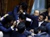 Драка в японском парламенте