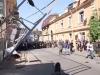 «Будинок-стіна» в Одесі: активісти прорвали кордон силовиків і знесли забудову