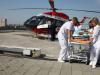 Вертоліт ДСНС України транспортував до столиці важкохвору дівчинку з Маріуполя.