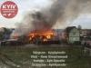 Сильный пожар в Киеве: горит мебельный цех на Русановских садах