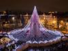 Найгарнішу новорічну ялинку Європи відкрили у Вільнюсі