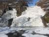 В Україні замерз найбільший рівнинний водоспад 