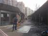В Киеве на Осокорках неизвестные сожгли коктейлями Молотова МАФы