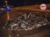 Под Киевом Audi врезалась в грузовик и сгорела дотла: водитель погиб на дороге