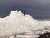 Антарктида под Киевом: в сети появились фото редкого природного явления, которое нашли в Вышгороде