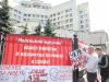 Акция протеста против вероятной отмены закона о декоммунизации возле КСУ в Киеве 