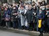 Киевляне стоят в огромных очередях на маршрутки