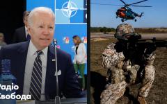 «США збираються активізуватися». Допомога Україні та більше НАТО коло Росії: головне із саміту НАТО::<span style="font-weight:normal">Допомога Україні та більше НАТО поблизу Росії, яку зараз проголошено загрозою для Альянсу – кореспондентка Радіо Свобода Україна Зоряна Степаненко зібрала головне з того, про що говорили на саміті НАТО в Мадриді. Члени НАТО запросили Фінляндію та Швецію приєднатися до Альянсу. Про це повідомив на прес-конференції в Мадриді 29 червня Йєнс Столтенберг.</span>