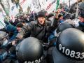 Акція SaveФОП у Києві: сутички між мітингарями і поліцією