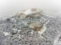 Афинский Акрополь в снегу