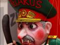 Ляльки Путіна й Лукашенка: у Німеччині пройшов передній перегляд карнавальних платформ