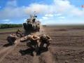 Французские гаубицы CAESAR ведут огонь на Донбассе