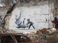 Графіті Banksy у Бородянці