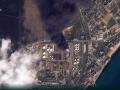 Дим розтягнувся на 12 км: з'явилися супутникові знімки пожежі на нафтобазі у Феодосії