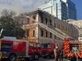 Зеленський показав кадри наслідків прильоту по Академії наук у Києві