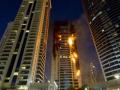 Пожар в небоскребе в Дубае