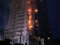 Пожар в 25-этажке на Шулявке