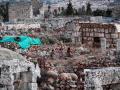 Сирийские дети среди руин