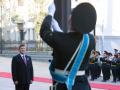 Янукович принял участие в церемонии поднятия Государственного Флага