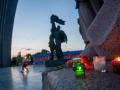 Киевляне почтили память погибших в московском метро