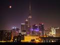 Лунное затмение над Торонто