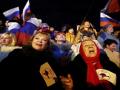 Дешевая массовка на концерте по случаю годовщины оккупации Крыма 