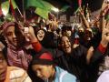 Ливийцы празднуют смерть Кадаффи