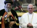 Папа Римський Франциск та коптський патріарх Олександрійський Феодор II