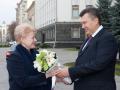 Янукович встритился с Президентом Литовской Республики
