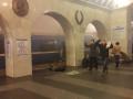 Первые секунды после взрыва в петербургском метро