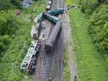 Залізнична аварія на Хмельниччині: зіткнулися пасажирський та вантажний поїзди
