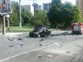 В Києві знову вибухнуло авто, водій загинул