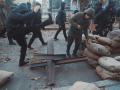 Активисты «Национального корпуса» разгромили декорации к военному сериалу, который снимают в Харькове