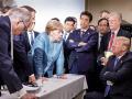 «Леди, слушайте босса!»: ичторическое фото с саммита G7 