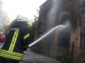 Пожар в центре Киева: горел заброшенный детский садик