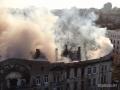 Пожар в центре Одессы