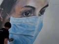Фрески у масках: як протидія коронавірусу надихає на графіті художників у всьому світі 