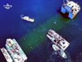 Уникальная грузовая операция: на рейде Черноморского порта частично затопили судно, чтобы погрузить на него китайский дноуглубительный флот 