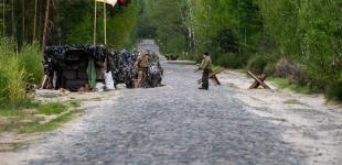 Українські бійці охороняють кордон з Білоруссю на Житомирщині 