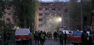 Обстріл Києва - з'явилися фото з місця влучання ракет і падіння уламків