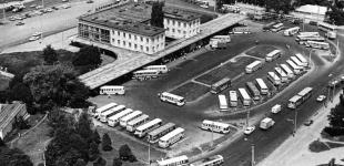Без McDonald's та моста поруч: який вигляд мав Центральний автовокзал Києва у 1960-70-х роках