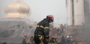 Лавра у вогні. Як виглядає Успенський собор після прильоту