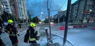 Росія втретє за тиждень атакувала Київ: гриміли вибухи, спалахнули пожежі, є поранені — усі деталі 