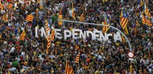 Два миллиона человек вышли на шествие за независимость Каталонии
