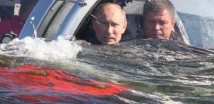 Путин погрузился на дно Финского залива