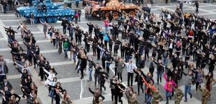 День освобождения Киева отметили под грозу