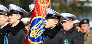 Выпуск офицеров украинских ВМС в Одессе
