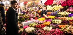 Как утром 8 Марта в Киеве мужчины скупают цветы